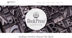 Desktop Screenshot of bookpresspublishing.com